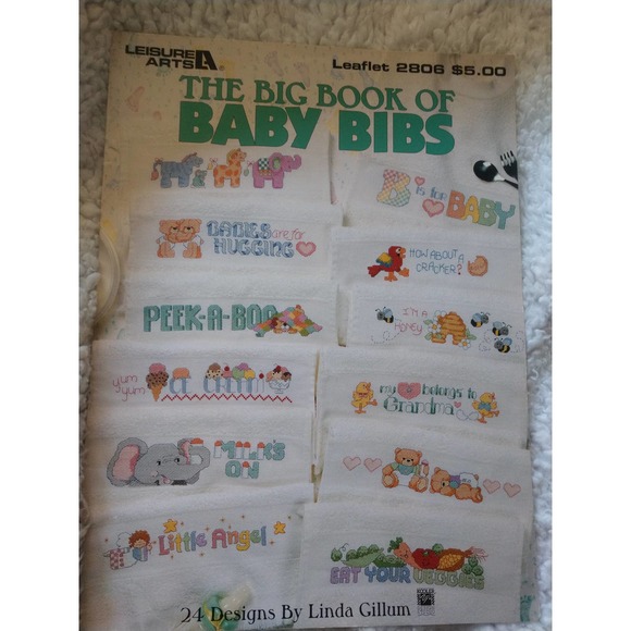 4 Cross stitch Baby Pattern Leaflets - Picture 3 of 7